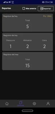 Control de Alimentos android App screenshot 14