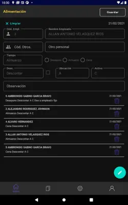 Control de Alimentos android App screenshot 5