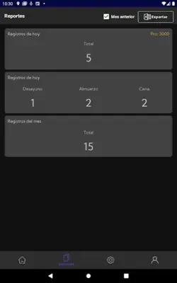 Control de Alimentos android App screenshot 6